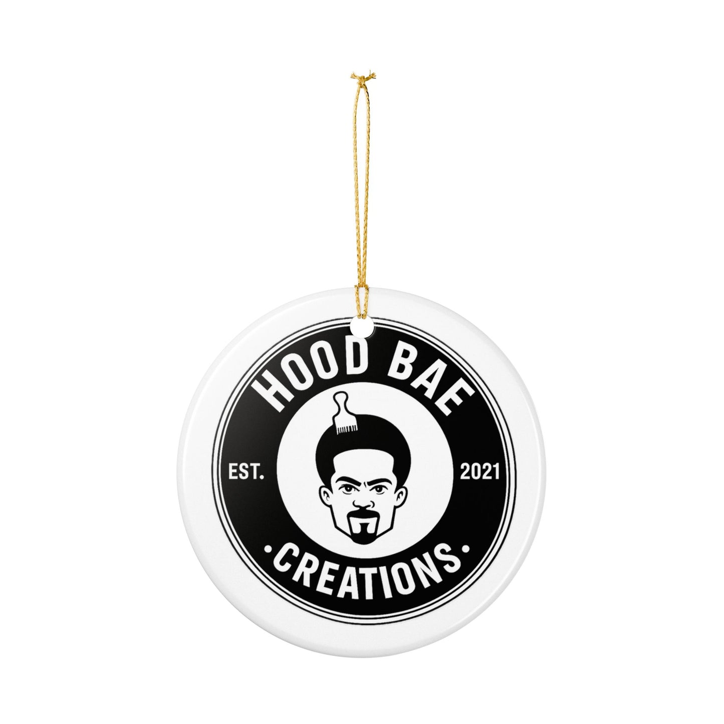 Hood Bae Creations Ceramic Ornament