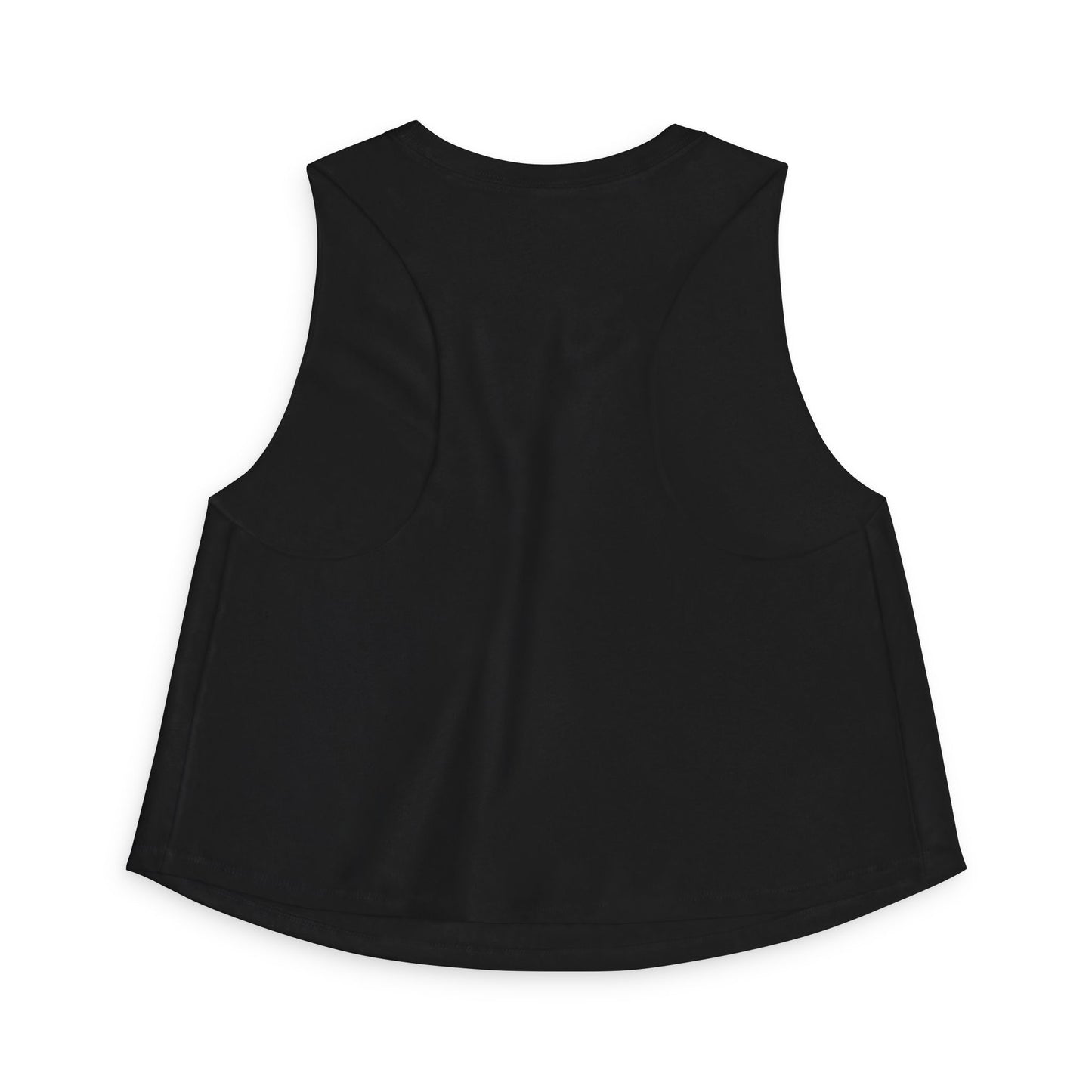 HoodBae Creations Crop Top — Women's Logo Tank, Afro Chic Graphic Top