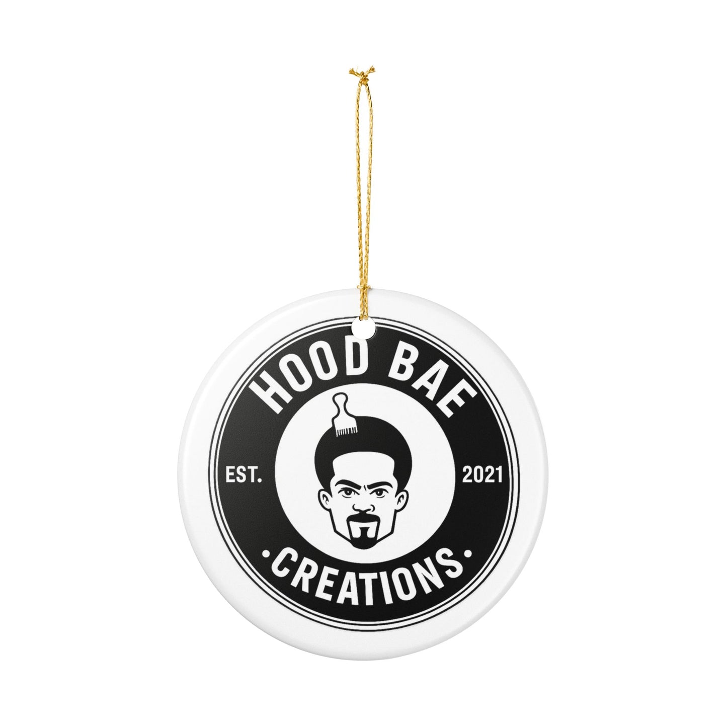 Hood Bae Creations Ceramic Ornament