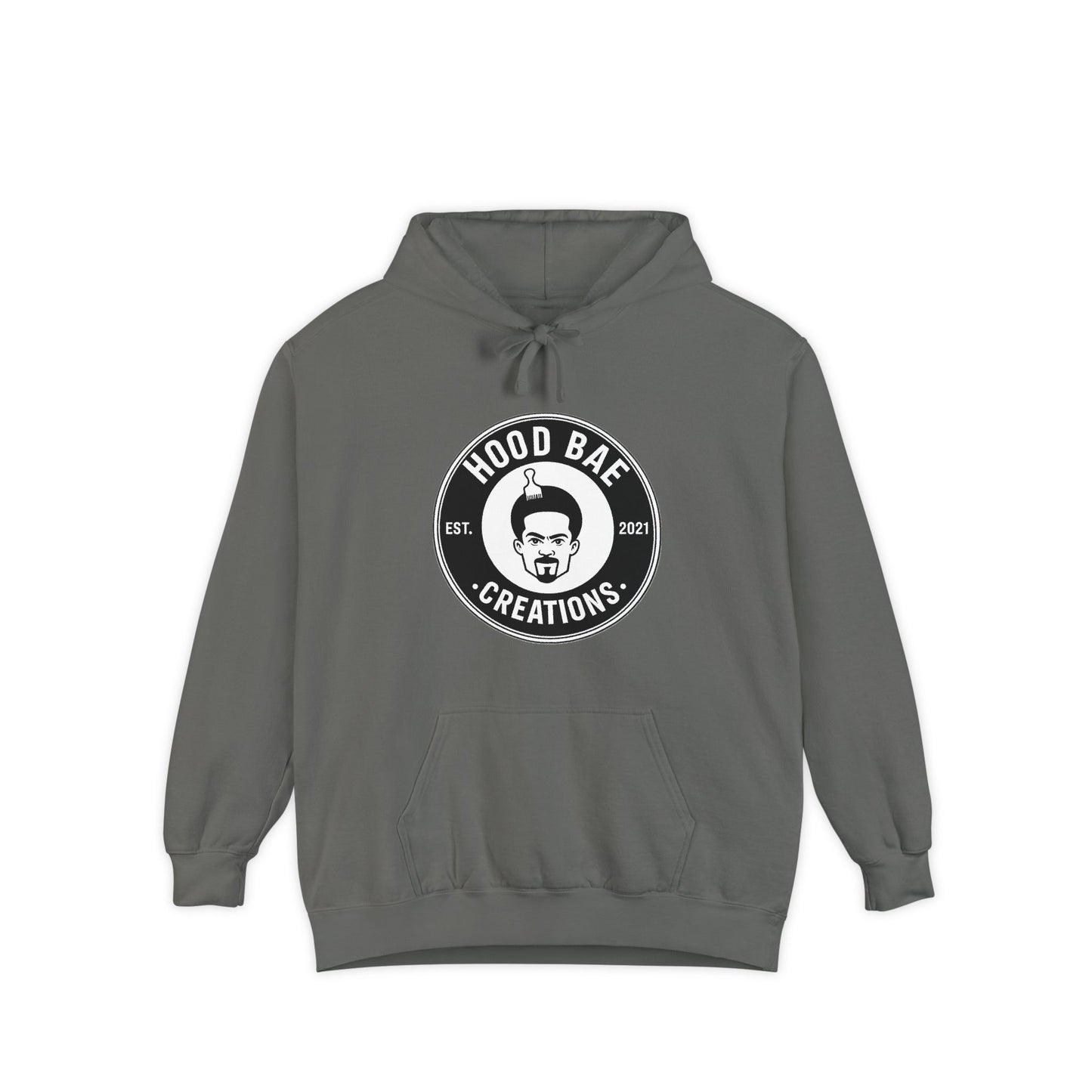 Men’s Hoodie - 'Hood Bae Creations' Logo Pullover