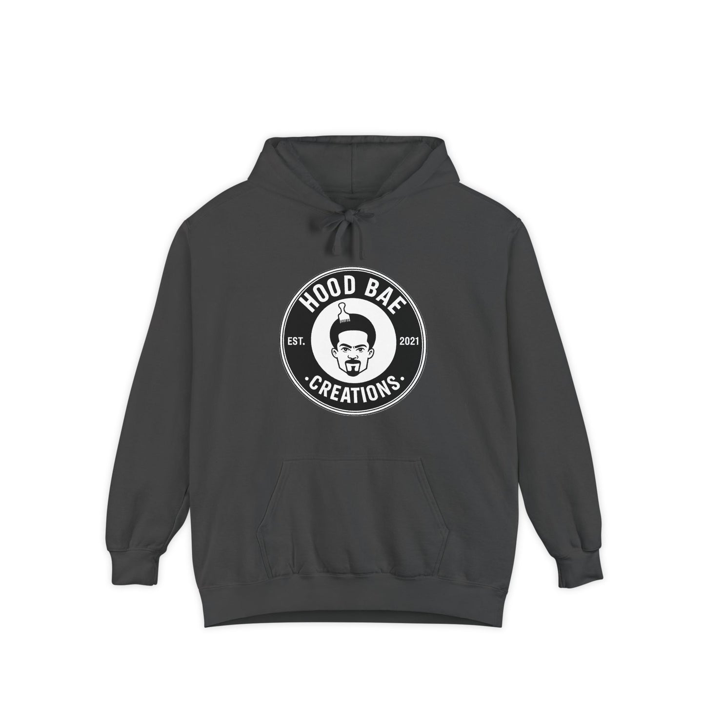 Men’s Hoodie - 'Hood Bae Creations' Logo Pullover