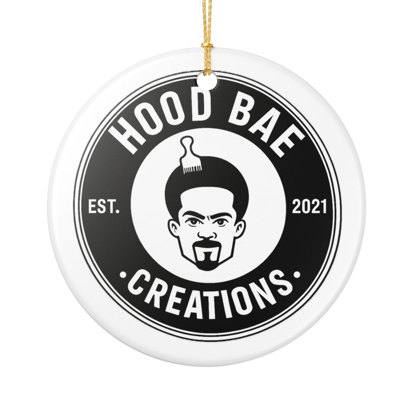 Hood Bae Creations Ceramic Ornament