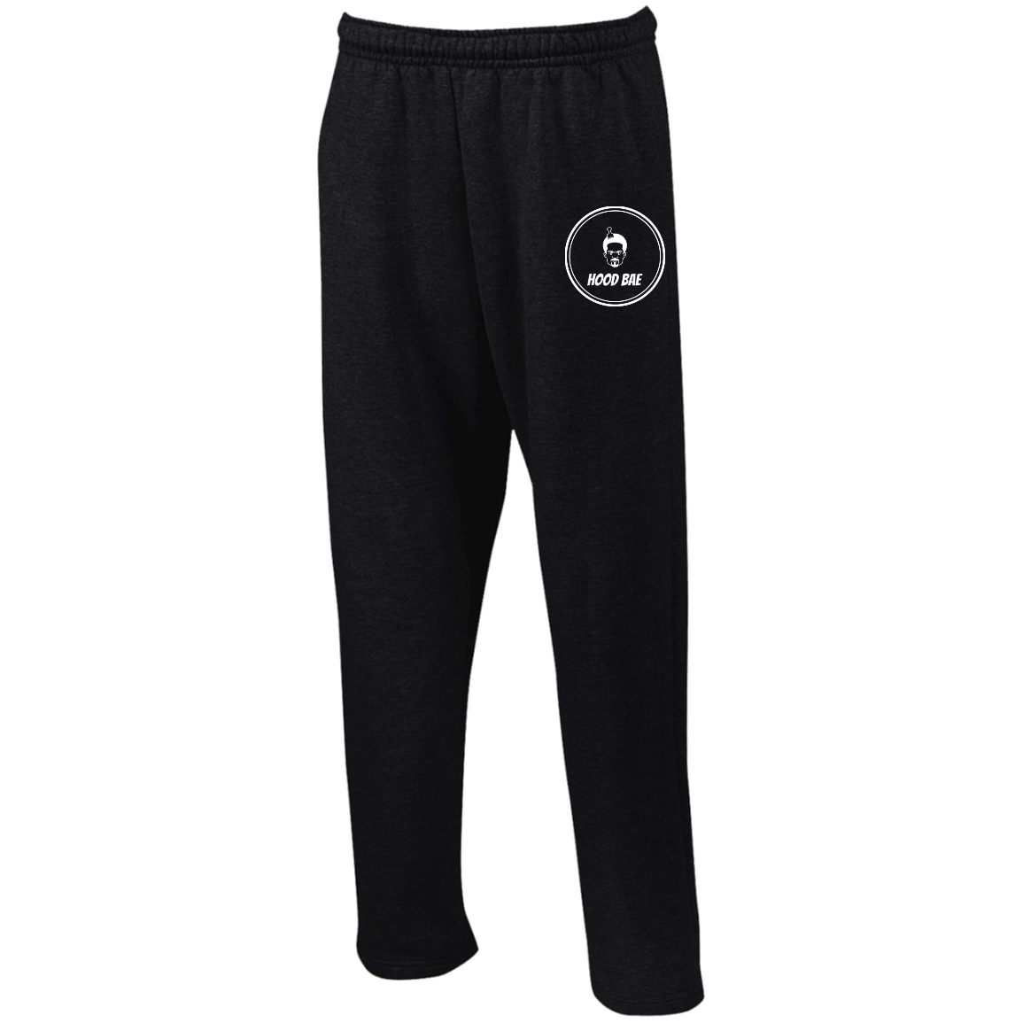 G123 Open Bottom Sweatpants with Pockets