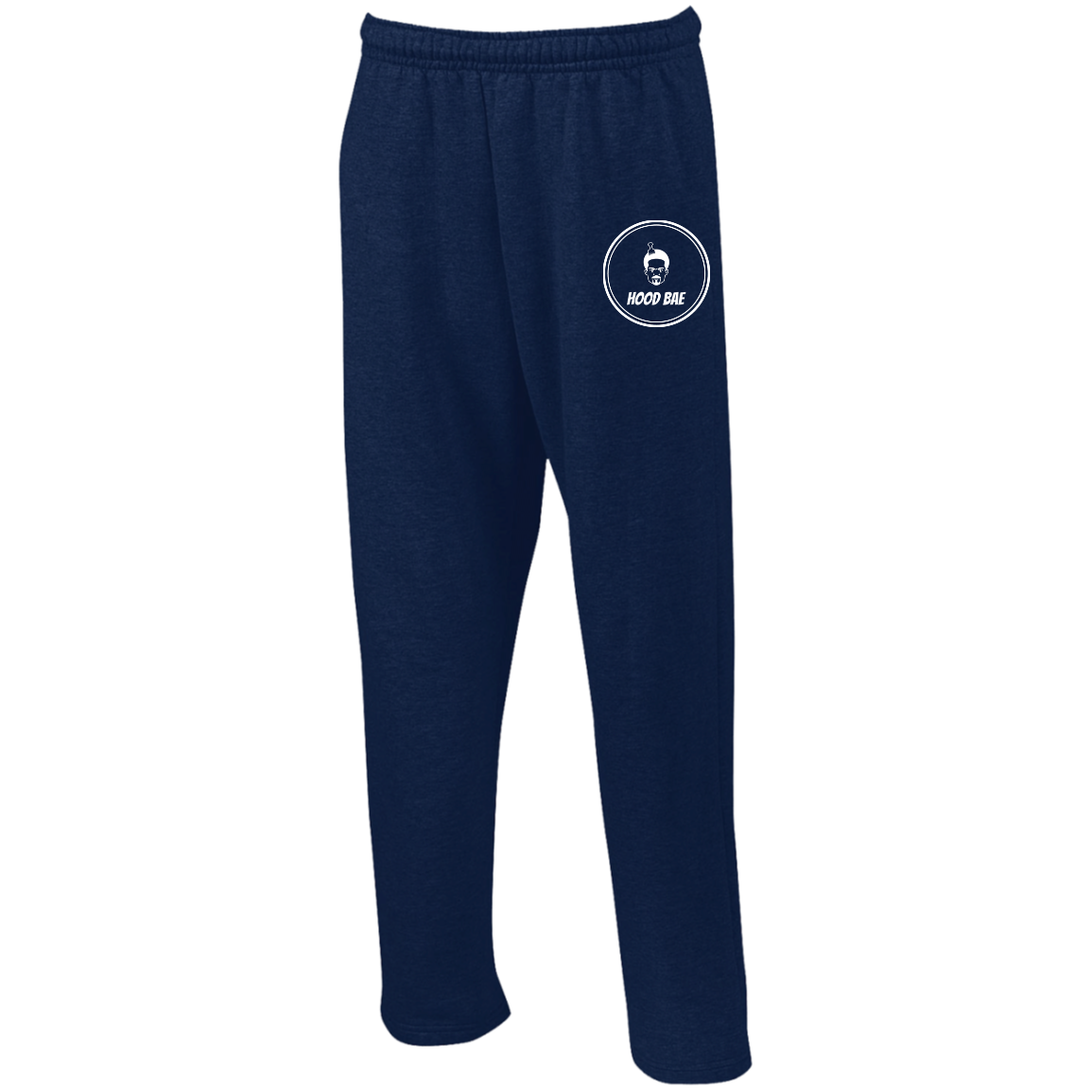 G123 Open Bottom Sweatpants with Pockets